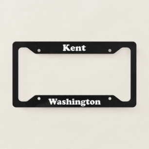 Kent WA License Plate Frame