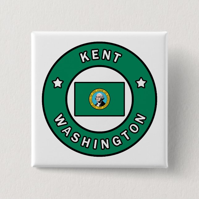 Kent Washington Button (Front)