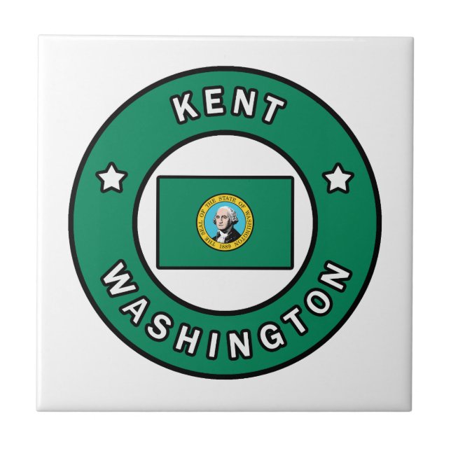 Kent Washington Ceramic Tile (Front)