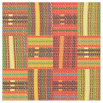 Kente African Print Fabric by vintagetraveler at Zazzle