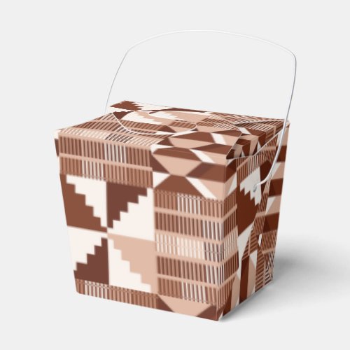 Kente Block - Clay Terracotta Favor Boxes
