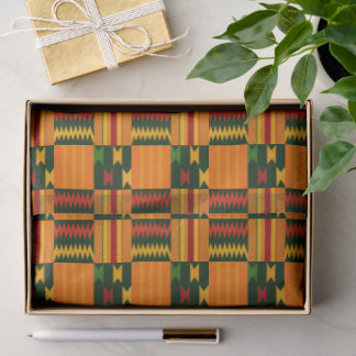 Kente Cloth African Pattern Afrocentric Tissue Paper