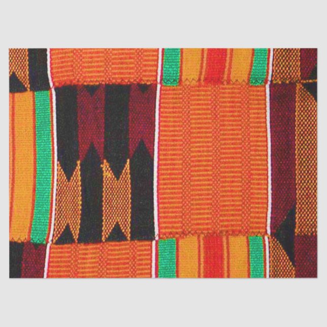 Kente Cloth Pattern  Tissue Paper (Front)