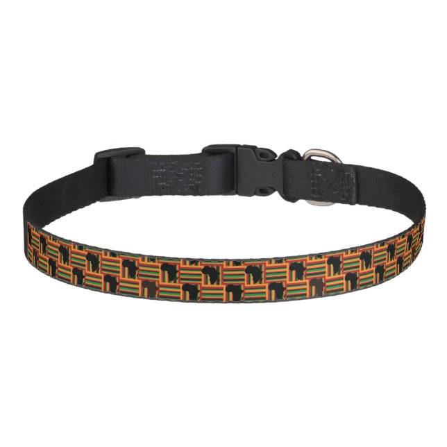 Kente Dog Collar  (Front)