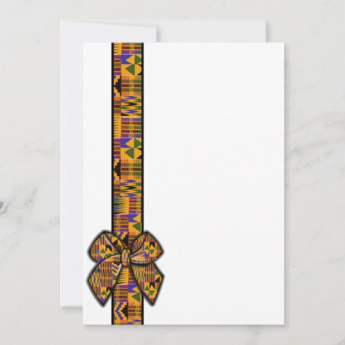 Kente invitations