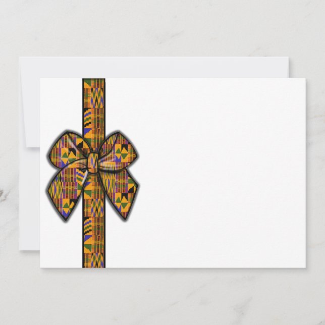 Kente invitations (Front)