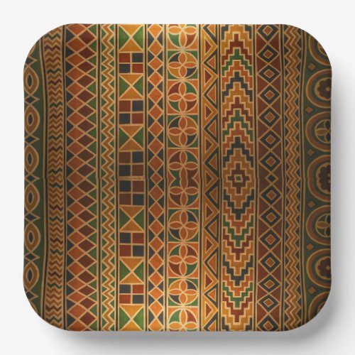 Kente Party Plates 