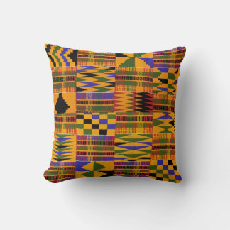 Kente Polyester Throw Pillow