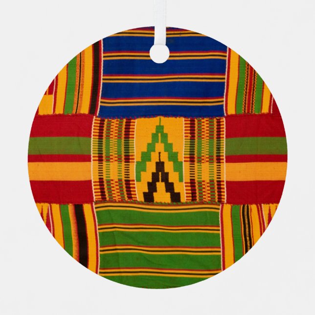 Kente Print Ornaments (Front)