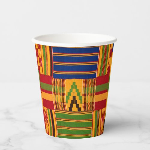 Kente Print Paper Cups