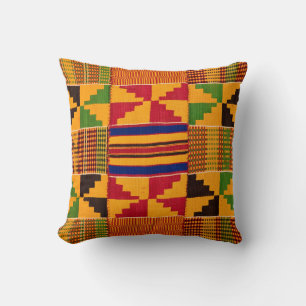 Kente Print Throw Pillow