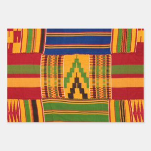 Kente Print Wrapping Paper