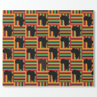 Kente Wrapping Paper, Kwanzaa Paper