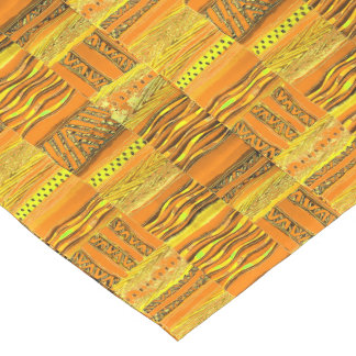 Kente Yellow Short Table Runner