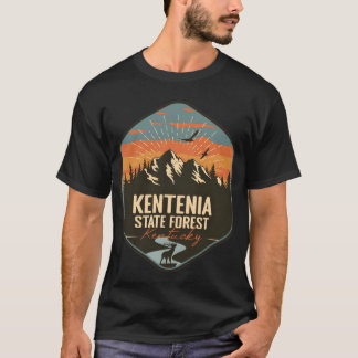 Kentenia State Forest Kentucky KY Retro Camping bo T-Shirt