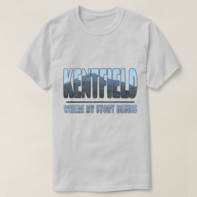 Kentfield Where My Story Begins Mt Tamalpais  T-Shirt (Design Front)
