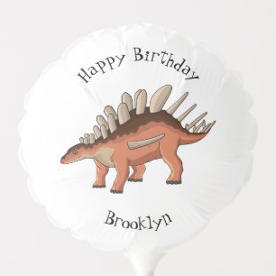Kentrosaurus cartoon illustration balloon