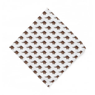 Kentrosaurus cartoon illustration bandana