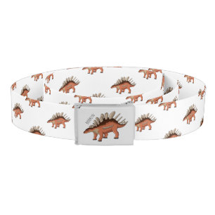 Kentrosaurus cartoon illustration belt