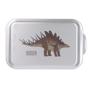 Kentrosaurus cartoon illustration  cake pan