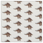 Kentrosaurus cartoon illustration  fabric