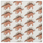 Kentrosaurus cartoon illustration fabric