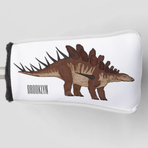 Kentrosaurus cartoon illustration golf head cover