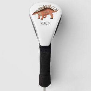 Kentrosaurus cartoon illustration golf head cover