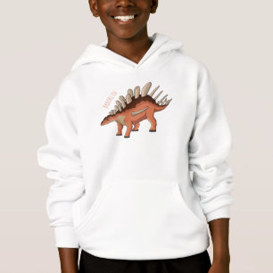 Kentrosaurus cartoon illustration hoodie