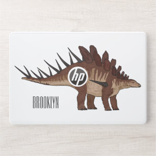 Kentrosaurus cartoon illustration  HP laptop skin