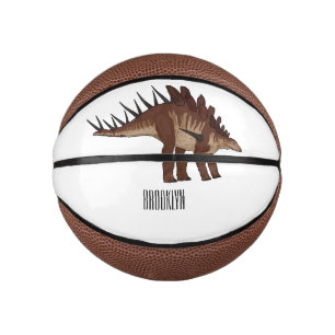 Kentrosaurus cartoon illustration  mini basketball