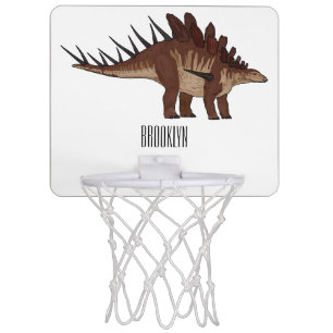 Kentrosaurus cartoon illustration  mini basketball hoop