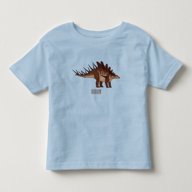 Kentrosaurus cartoon illustration  toddler t-shirt (Front)