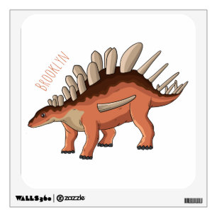 Kentrosaurus cartoon illustration  wall decal