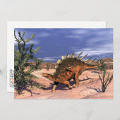 Kentrosaurus dinosaur - 3D render (Front/Back)