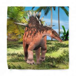 Kentrosaurus Dinosaur Jungle Prehistoric Art Bandana