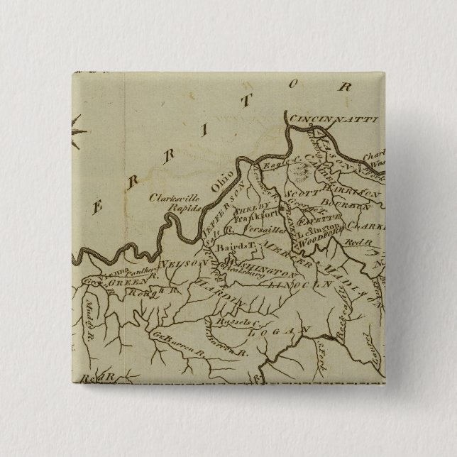 Kentucky 5 pinback button (Front)