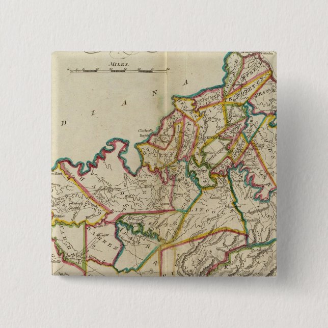 Kentucky 6 pinback button (Front)