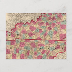 Kentucky and Tennessee 2 Postcard