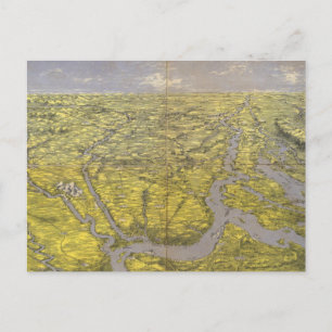 Kentucky and Tennessee 5 Postcard