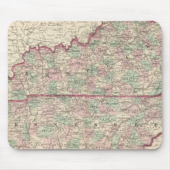 Kentucky and Tennessee Mouse Pad (Front)