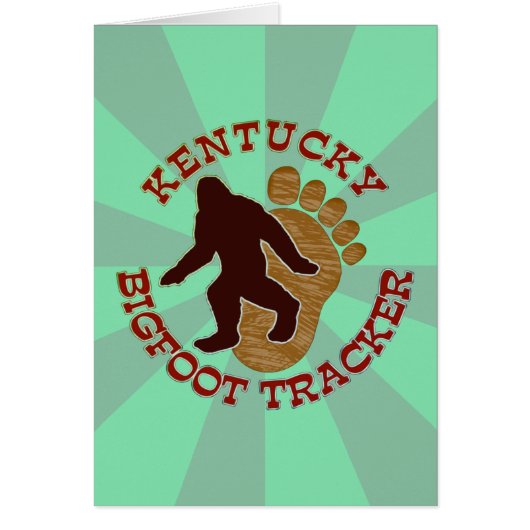 Kentucky Bigfoot Tracker Cards (Front)