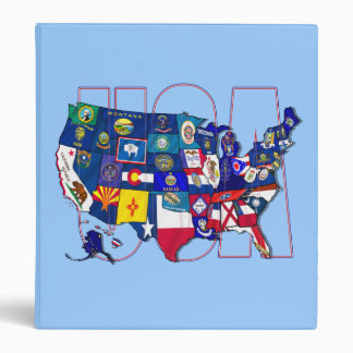 Kentucky Blue hole USA state flag map Binder