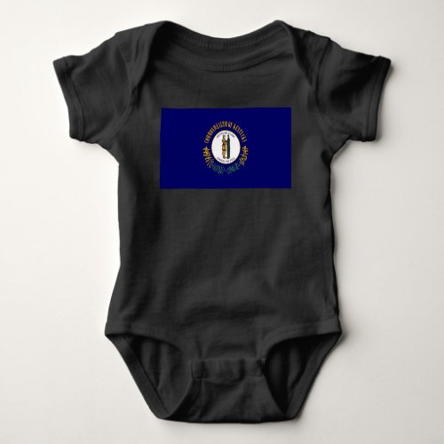 Kentucky Bluegrass Commonwealth State Flag Baby Bodysuit