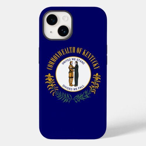 Kentucky Bluegrass Commonwealth State Flag Case_Mate iPhone 14 Case