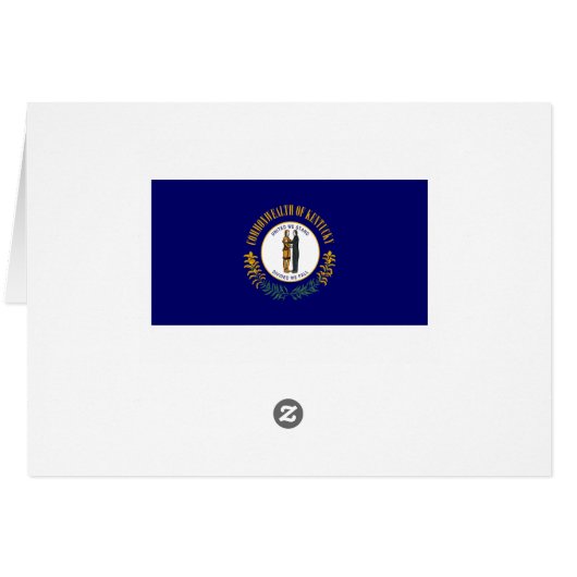 Kentucky: Bluegrass Commonwealth US State Flag (Back Horizontal)