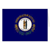Kentucky: Bluegrass Commonwealth US State Flag (Front Horizontal)