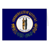Kentucky: Bluegrass Commonwealth US State Flag (Front Horizontal)