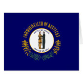 Kentucky: Bluegrass Commonwealth US State Flag (Front Horizontal)