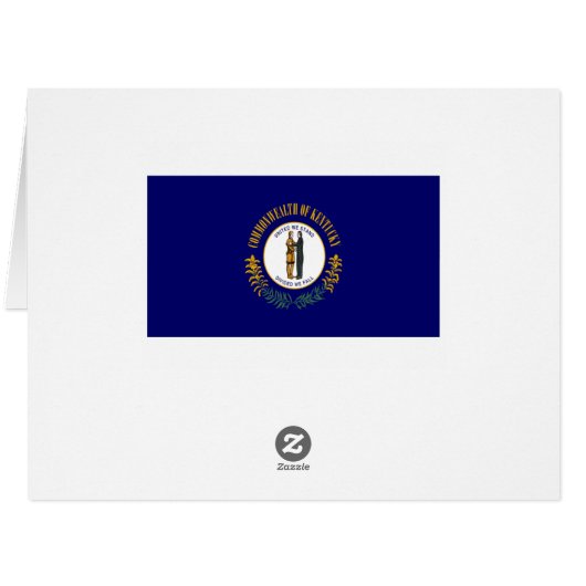 Kentucky: Bluegrass Commonwealth US State Flag (Back Horizontal)